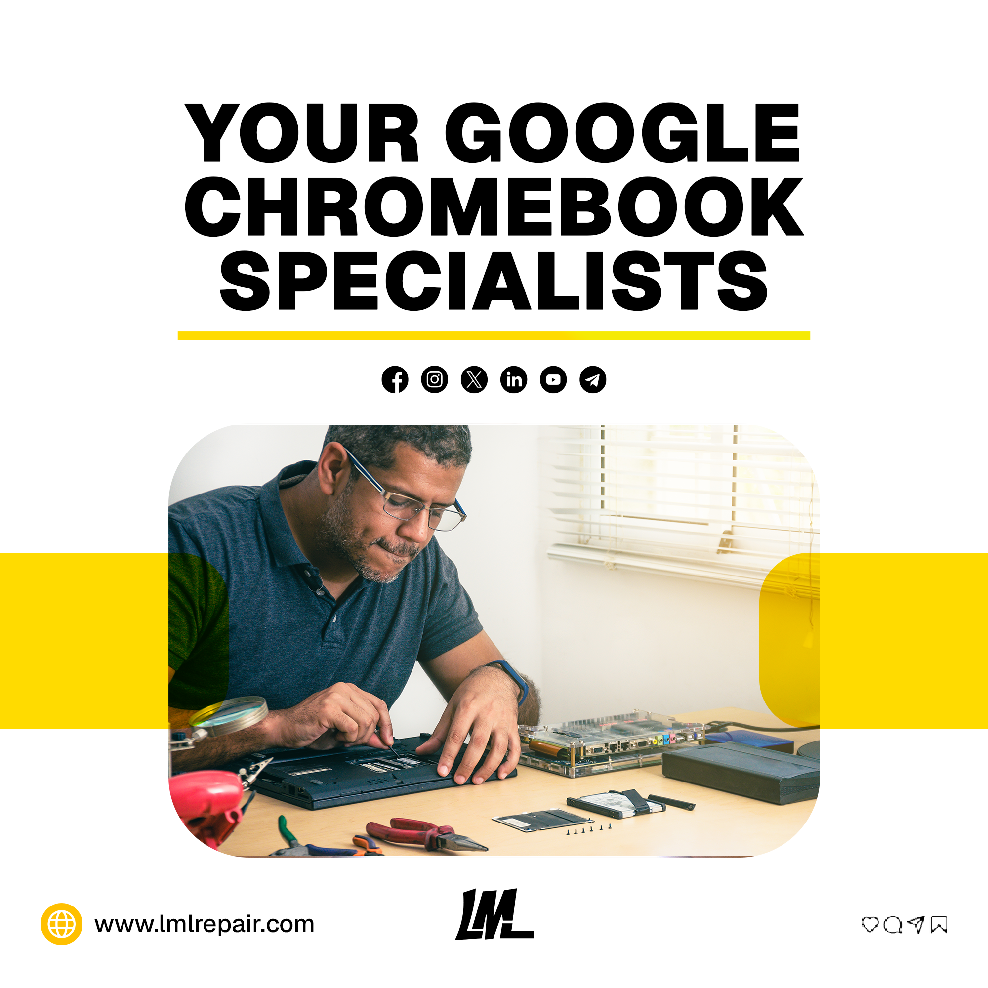 Image for Why choose LML Repair for Google Chromebook repairs
