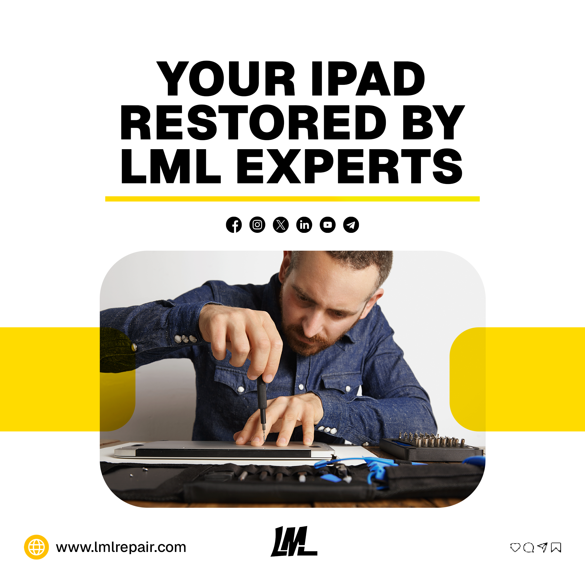 Image for Why choose LML Repair for iPad repairs