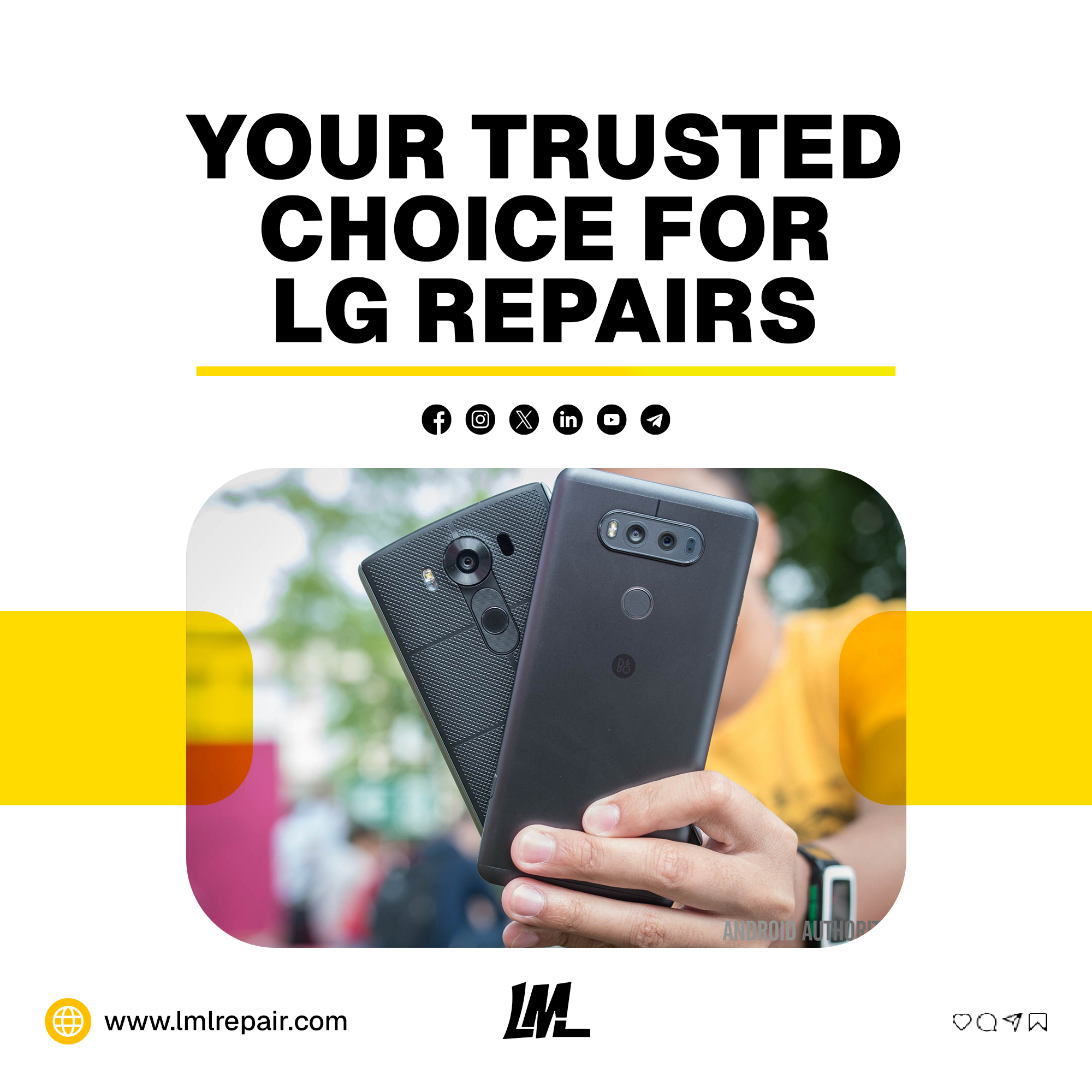 Image for Why choose LML Repair for LG repairs