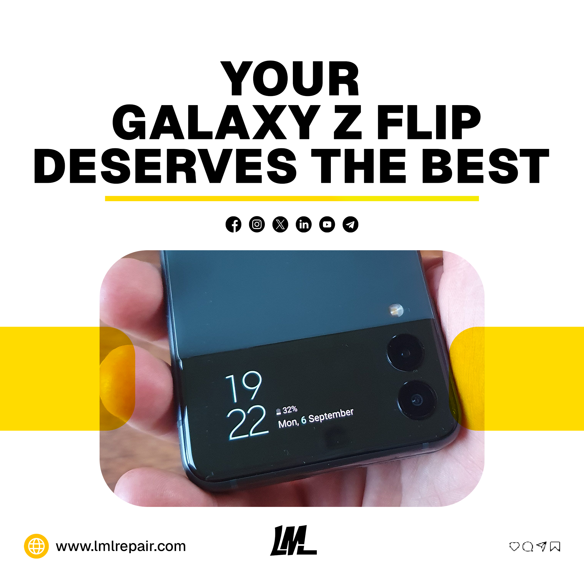 Image for Why choose LML Repair for Samsung Galaxy Z Flip repairs